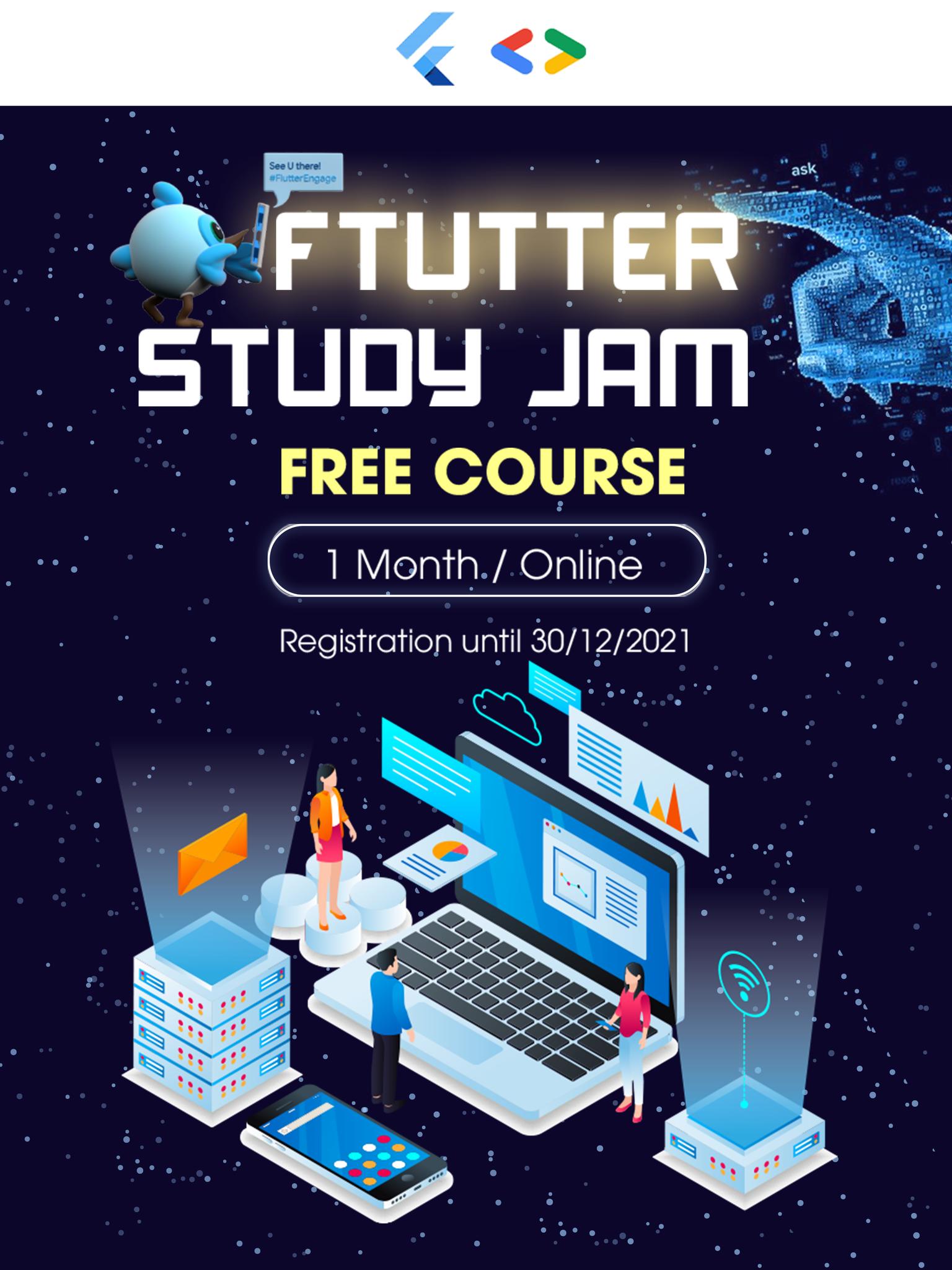 HỖ TRỢ TRUYỀN THÔNG - FLUTTER STUDY JAM COURSE