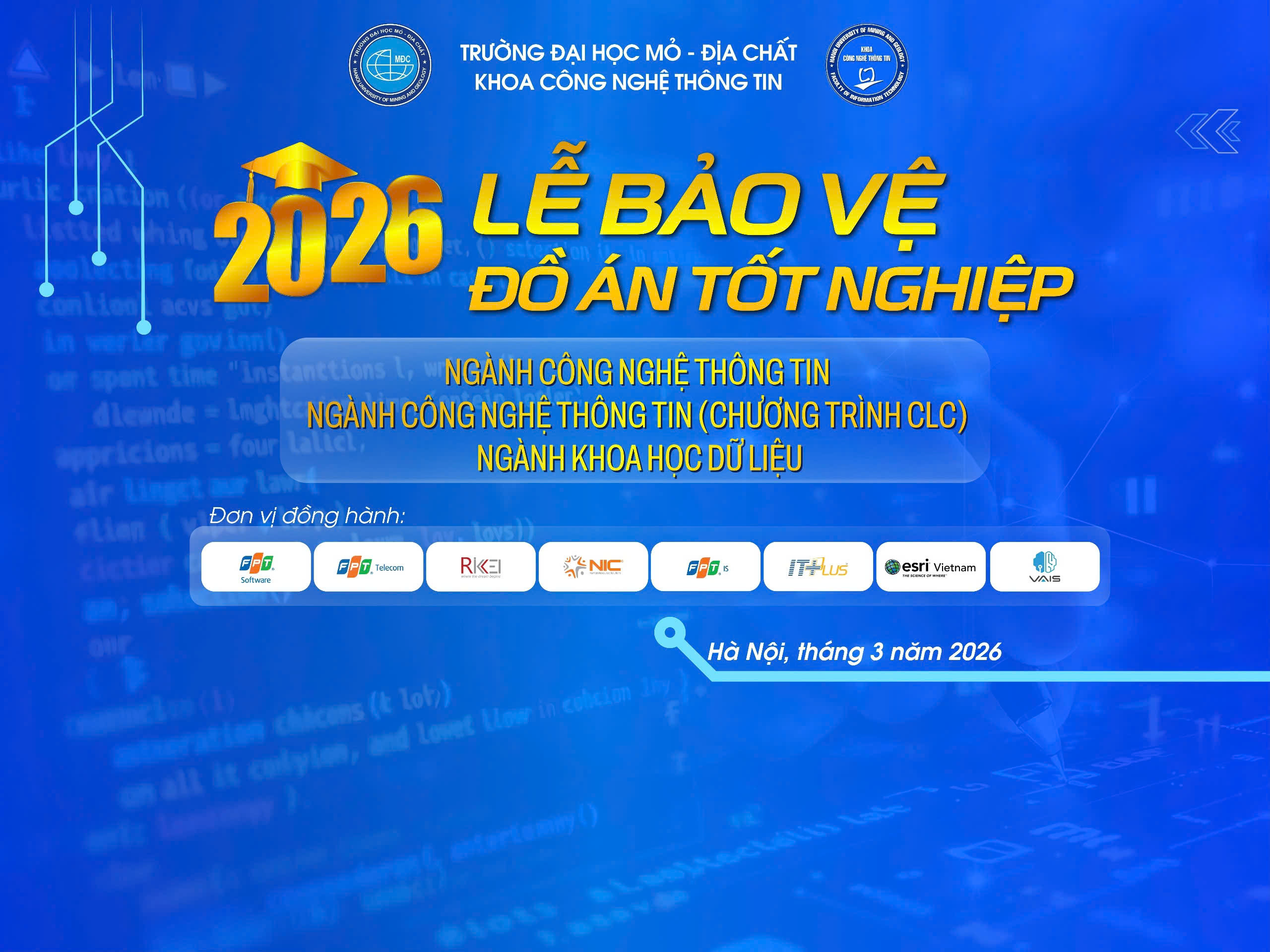 LỄ KHAI MẠC BẢO VỆ ĐỒ ÁN TỐT NGHIỆP ĐẠI HỌC ĐỢT 1 NĂM 2026